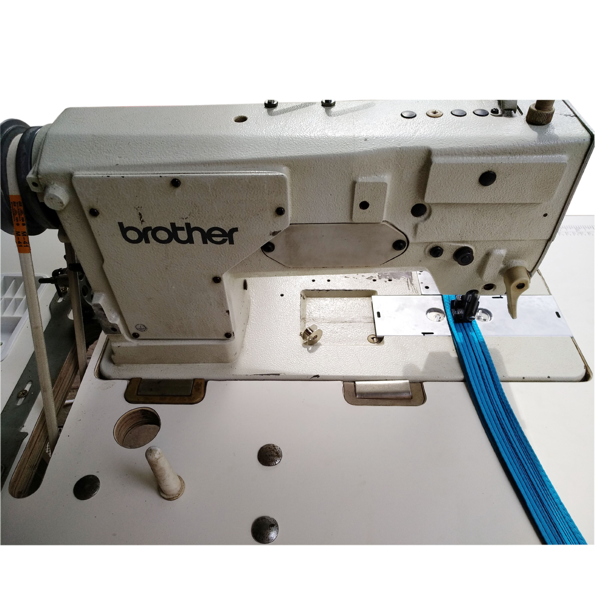 供应二手进口缝纫机兄弟牌842双针车brother双针机双针服装设备