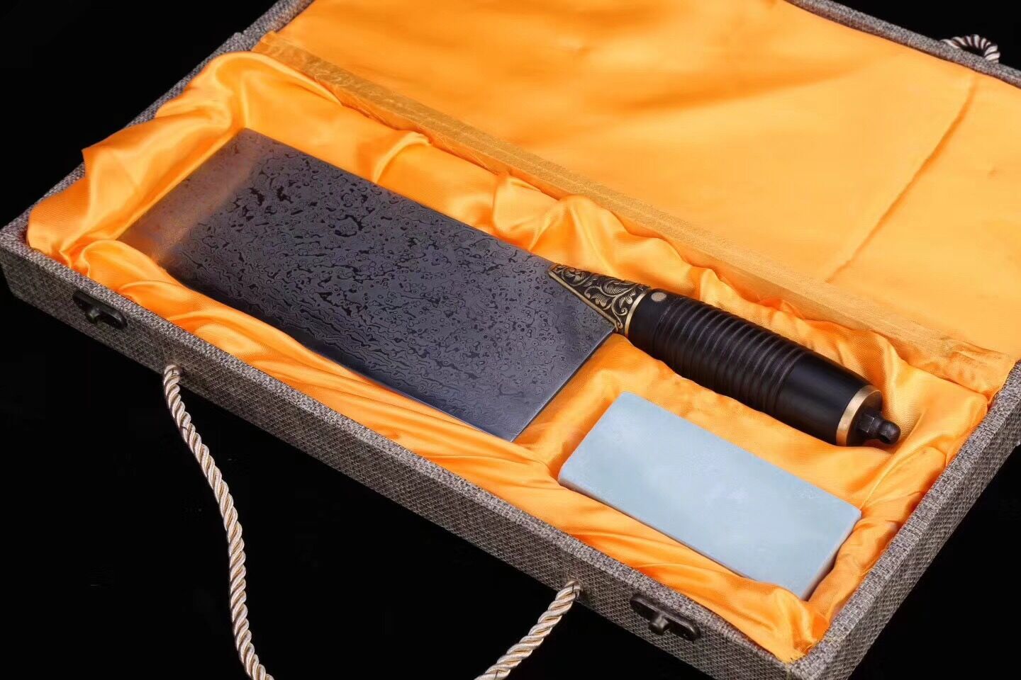 龙泉菜刀家用古法工艺锻打花纹钢菜刀切片刀厨房菜刀厨师刀