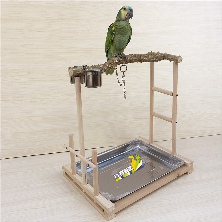 训鸟实木站架 站架花椒木站架鹦鹉站架鸟架鸟类及用品
