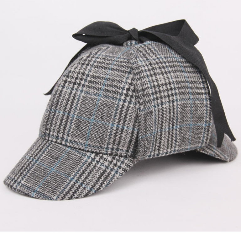 新声代儿童福尔摩子棒球帽男女通用卷福神探夏洛克福尔摩斯猎鹿帽