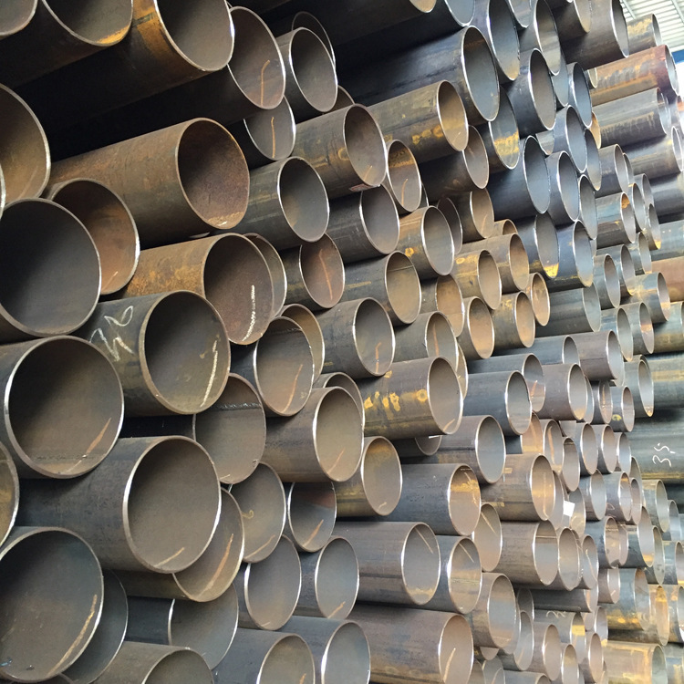焊管2.5寸高频直缝焊接圆管排水铁管钢管广东钢材管材现货批发