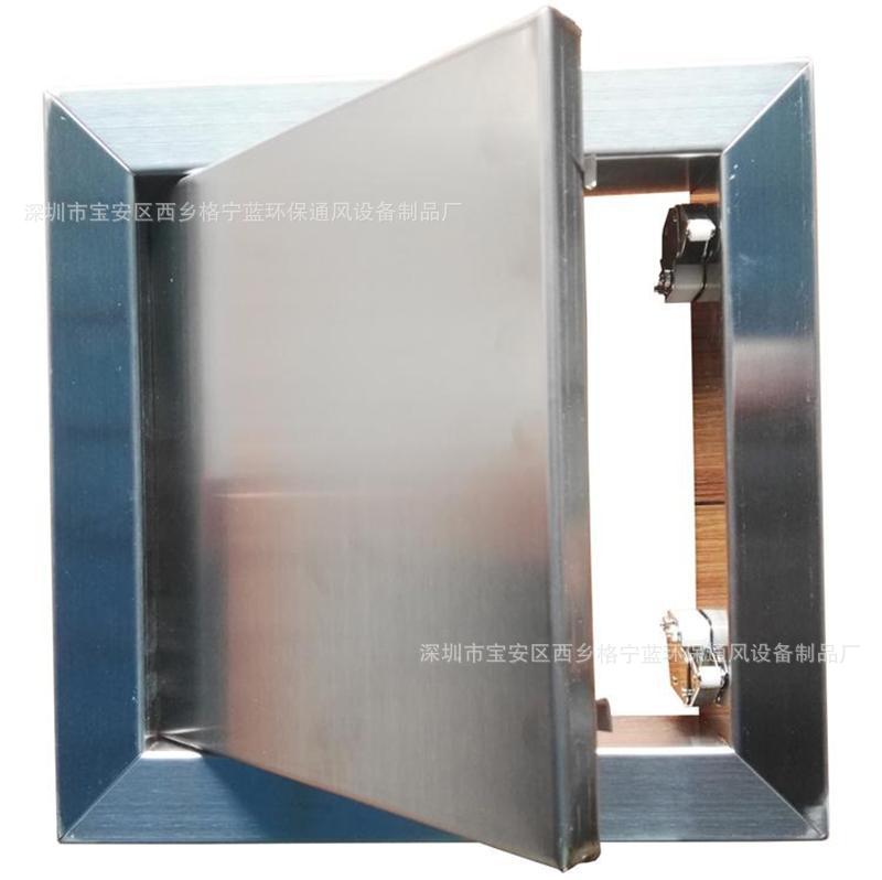 不锈钢风检修口门较式管道检修口 百叶风口 空调管道环保设备