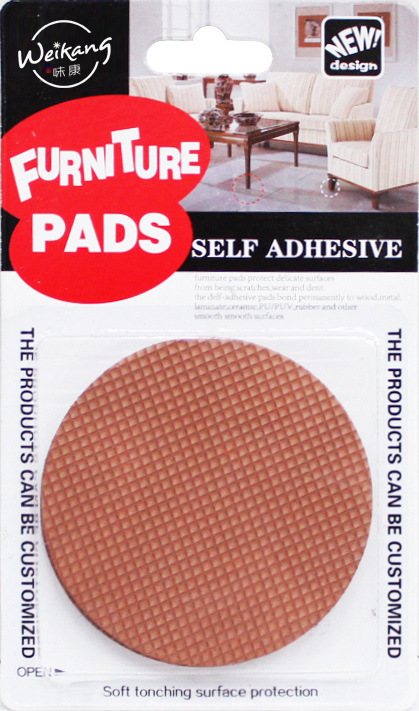 Furniture Pad Anti-Noise Thickening Sticky Strong Protection Floor Anti-Friction Eva Table and Chair Foot Pad Factory Direct Sales