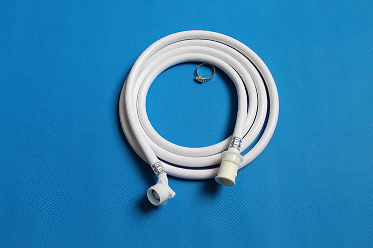 厂家直销全自动洗衣机通用进水管橡胶头铜头铝头加长注水软管子