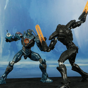 环太平洋2套装流浪者黑曜石变形机甲小孩玩具模型怪兽礼物复仇