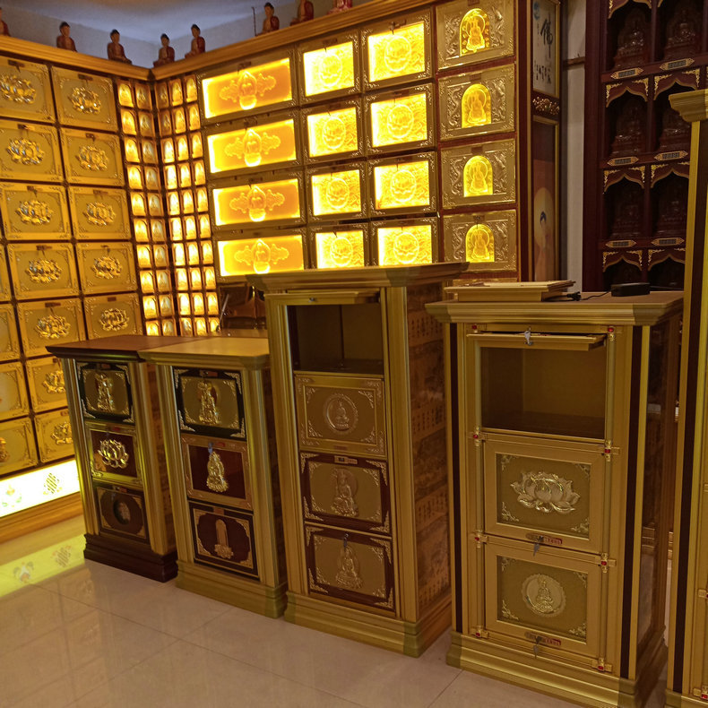 厂家供应 骨灰盒存放架 骨灰牌位存放架 铝合金骨灰存放架