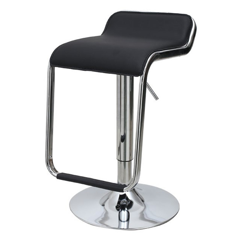 低价定做白色蓝色吧台椅可旋转前台椅升降酒吧椅