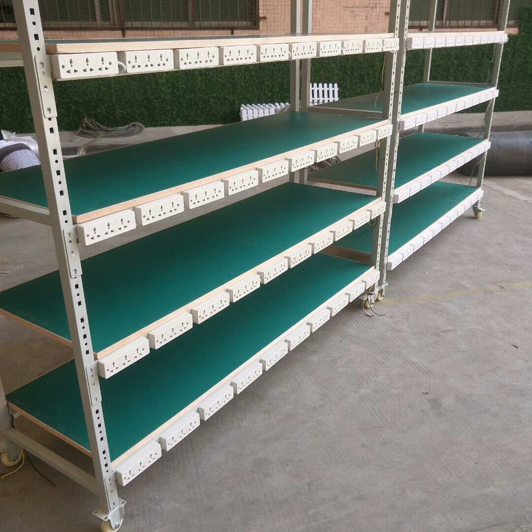 深圳老化架led测试架防静电工作台周转车置物架老化车带轮包邮