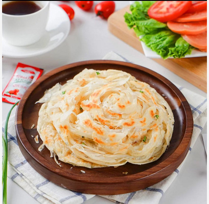 安井台湾葱香味手抓饼 家庭装手抓饼900g*10片*整箱8包速冻食品