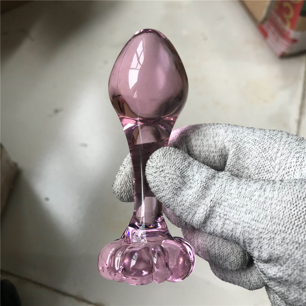 zcz水晶玻璃阳具后庭肛塞男女用自慰器具成人情趣性用品性工具