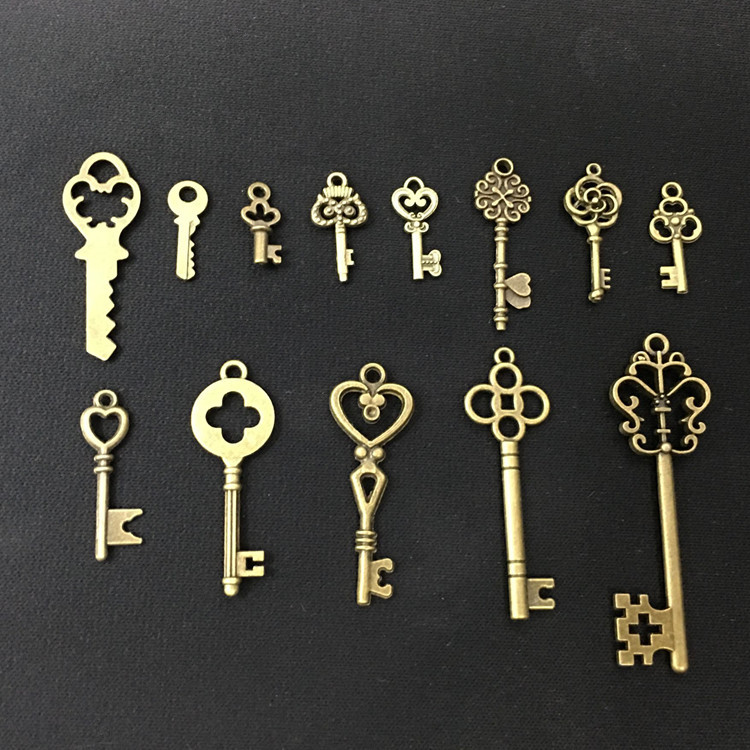 Retro Key Diy Metal Key 13 Mixed Bag Creative Ornament Accessories Popular Ornament