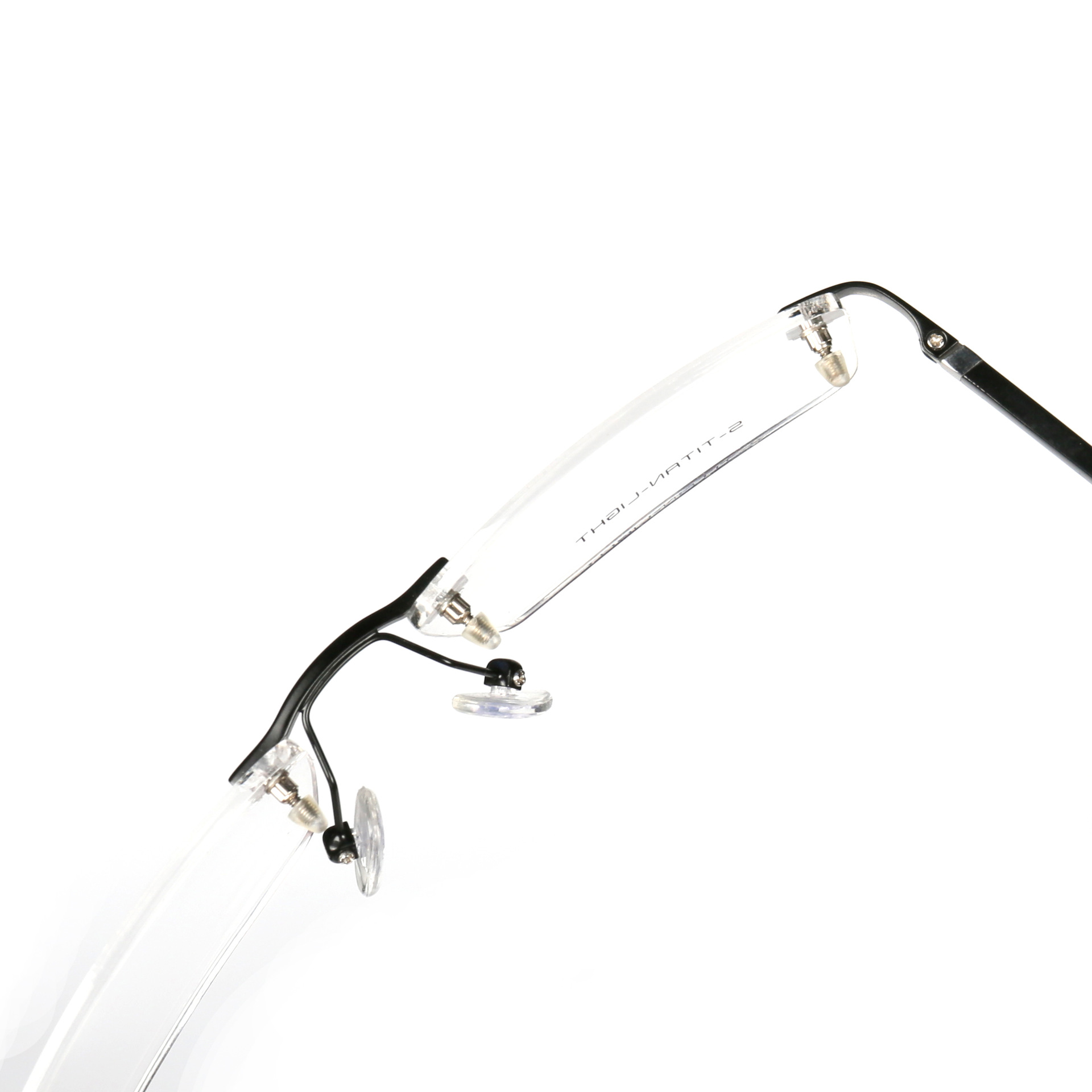 dccl新款 钢片眼镜框 无框商务写字楼白领可配防蓝光镜片