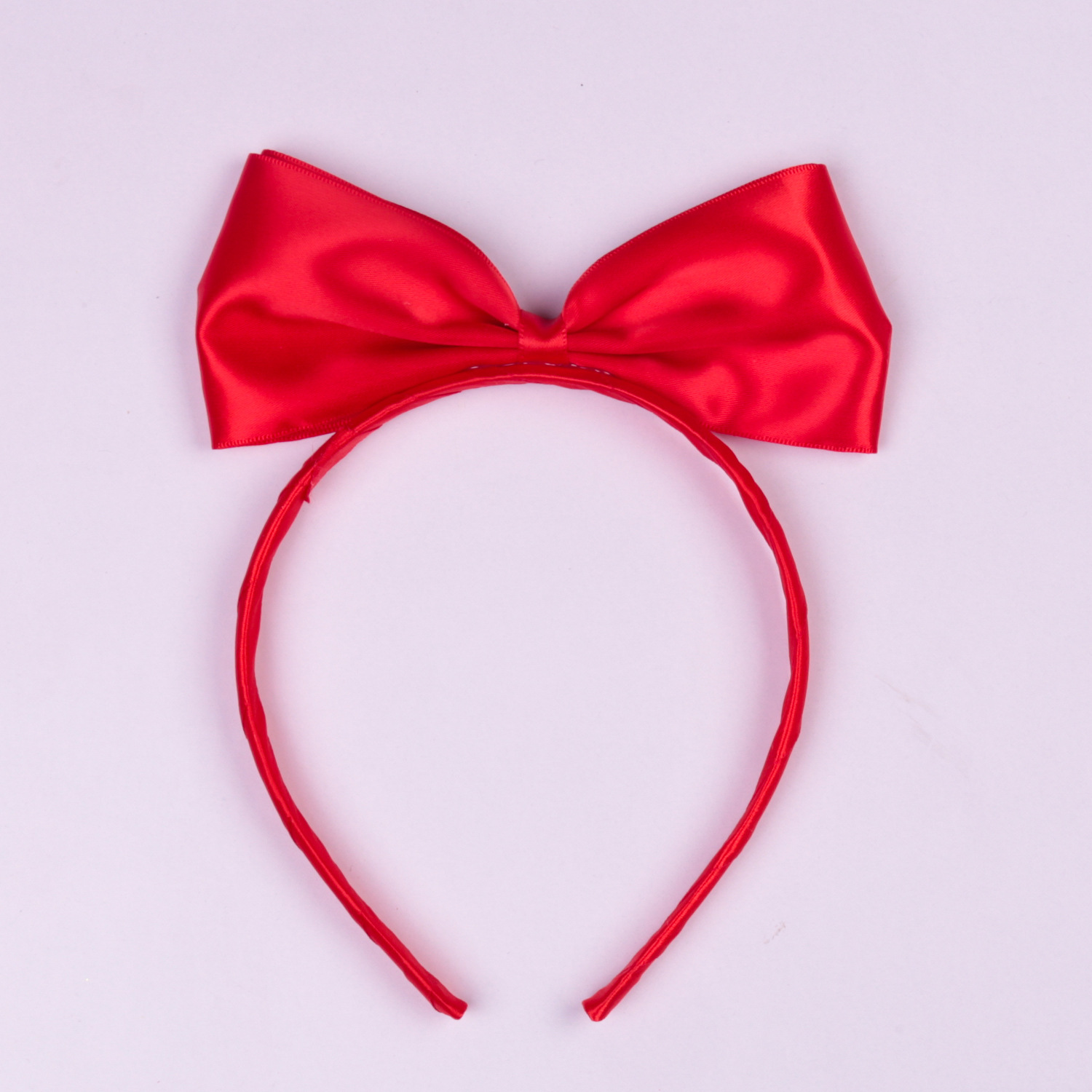 女童白雪公主发卡发箍儿童红色大蝴蝶结发饰圣诞新年演出头饰头箍