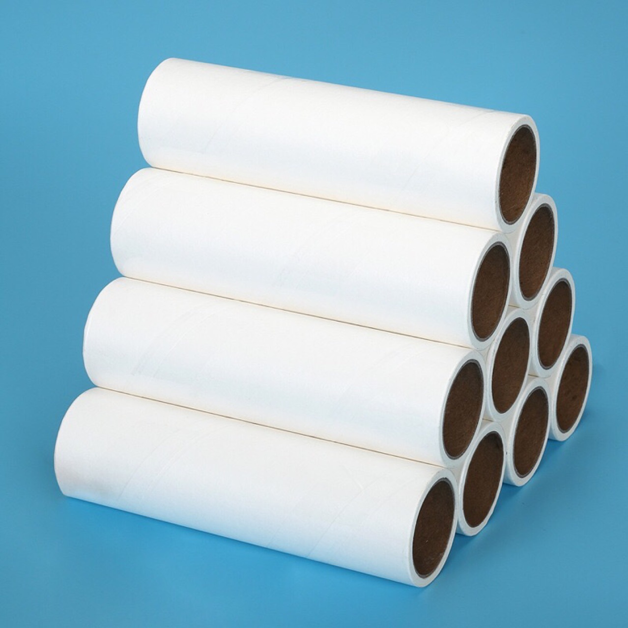 厂家直销粘毛器粘尘纸清洁纸纸芯纸卷斜撕式纸芯可定制 贴牌