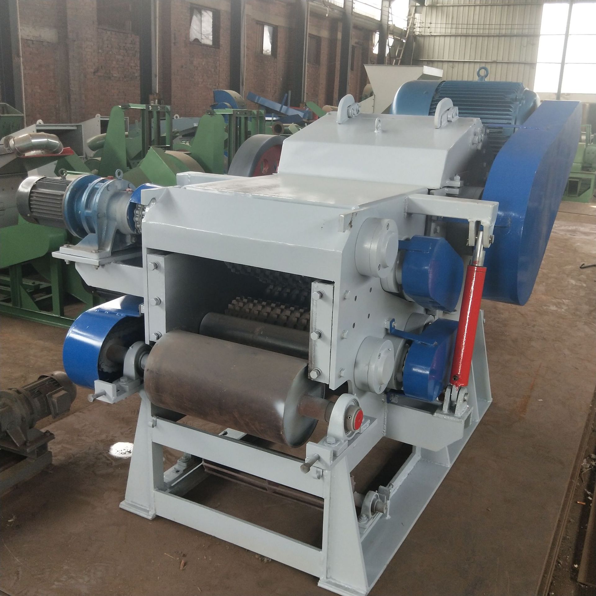 216型鼓式木材木头削片机 小型竹木原木打片机 林业用鼓式削片机