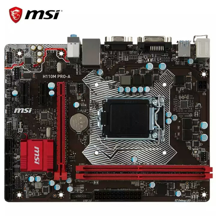 适用于msi/微星 h110m pro-vhplus电脑主板intel h110/lga 1151