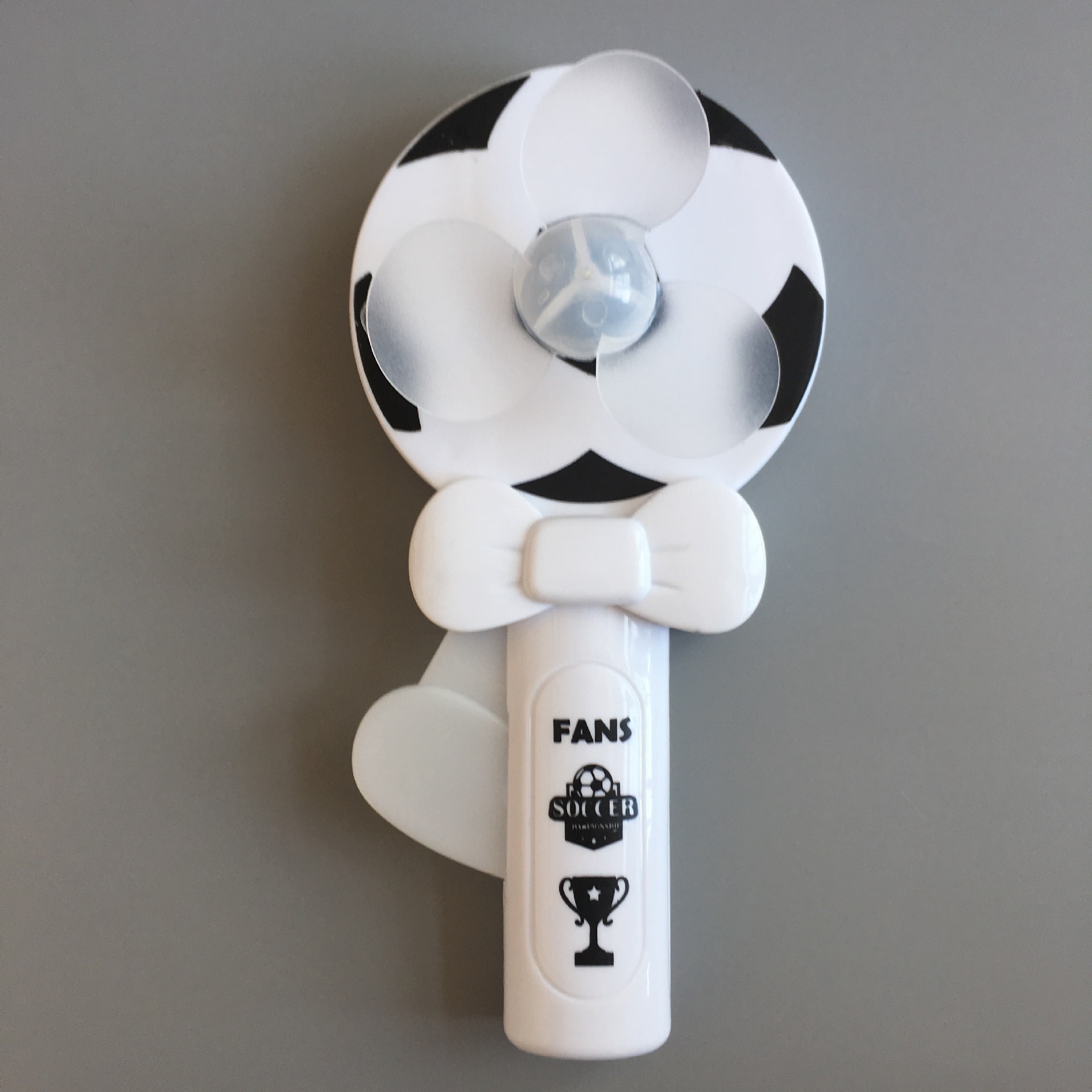 足球迷你手压风扇 创意迷你环保按压小风扇 学生便携掌上小风扇