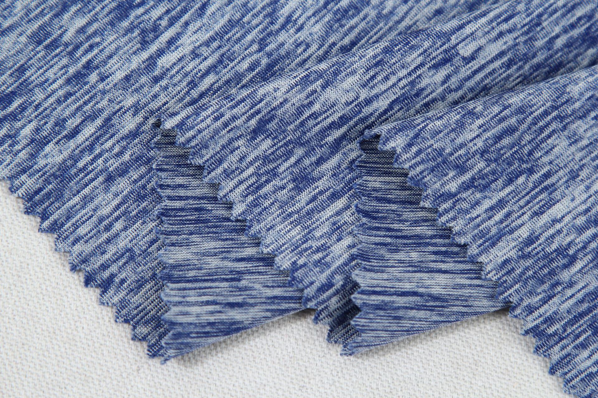 厂家直销 绍兴柯桥 缎彩涤氨阳离子汗布 针织女装服装时尚面料