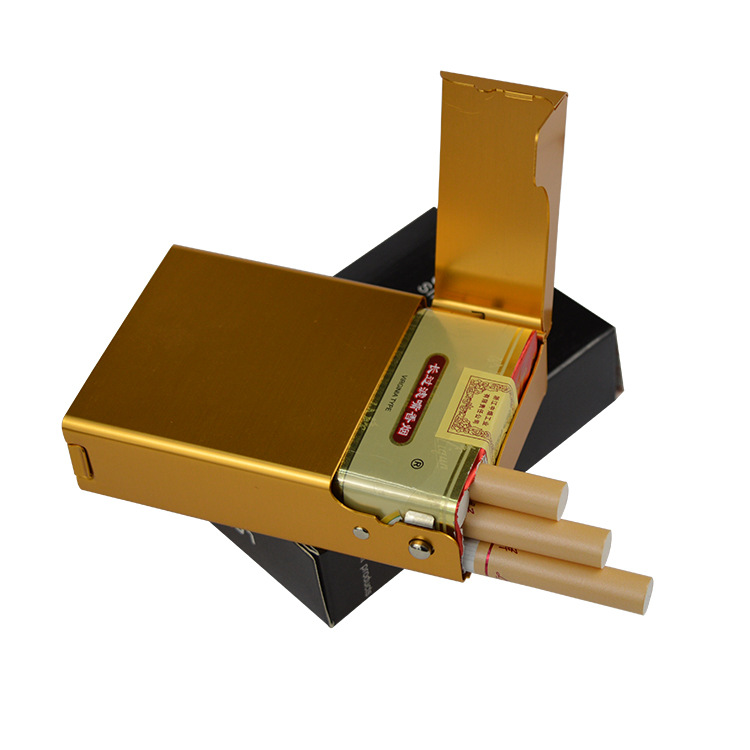 来福烟盒福宝侧开烟盒铝合金高档香烟盒新款来福盒子现货批发