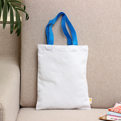 广告环保手提帆布袋现货 单肩空白背包全涤棉布手提袋定制logo