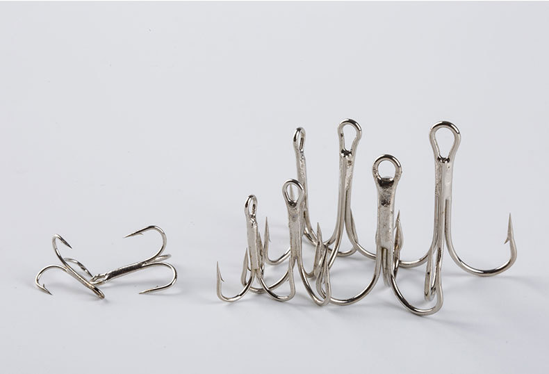 三本钩挂划鱼锚鱼钩锚钩三爪钩三锚钩鱼钩三角钩渔具配件鱼勾鱼具