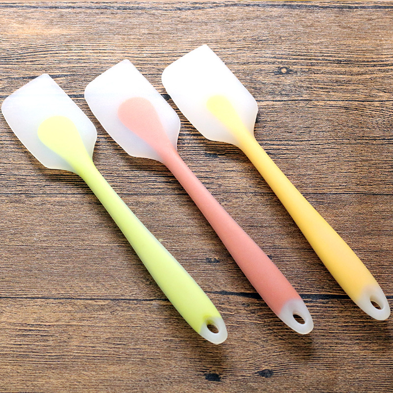 烘焙工具小号一体式硅胶刮刀做蛋糕烘培奶油抹刀橡皮铲刀搅拌刮板