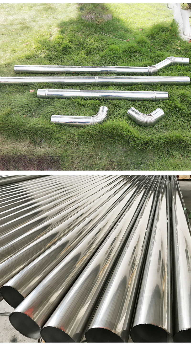 房屋下水道不锈钢排水管办公室不锈钢通风圆管