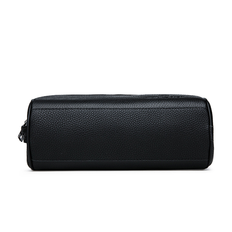 Cross-Border 2022 New Clutch First Layer Cowhide Large Capacity Clutch Mobile Phone Men's Bag