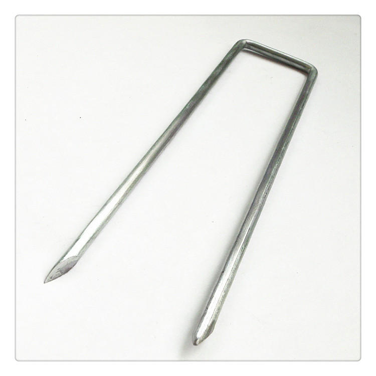 出口质量 u型钉草坪草皮钉  土工布土工膜固定 镀锌防锈喷漆地插