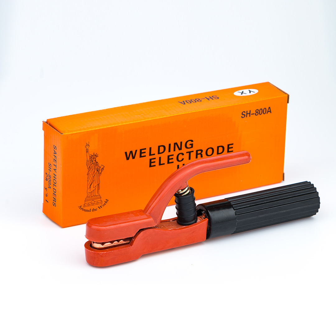 工业全铜电焊钳圆孔锻压不烫手加厚焊接绝缘自由女神款手持焊把钳