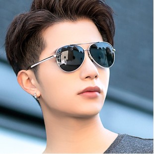 小脸墨镜男小脸款2018新款偏光眼镜男优雅小框太阳镜男小脸款小号