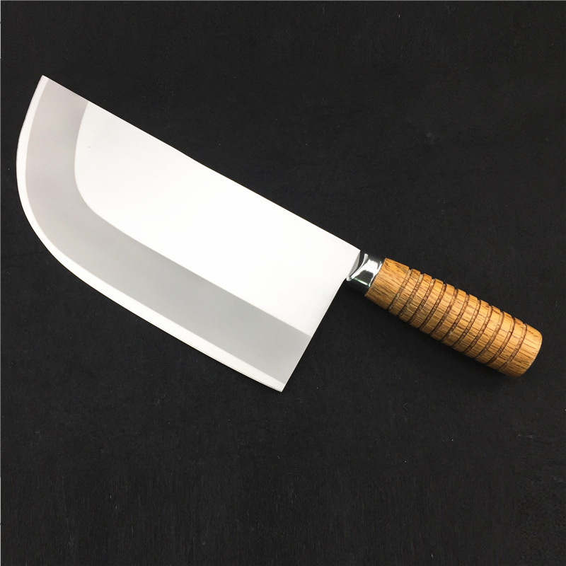 不锈钢锻打猪油刀猪肉刀锋利耐磨锻打屠宰刀分割切片刀厨房菜刀