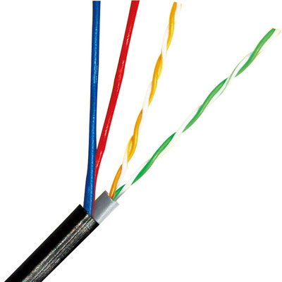 厂家直销网络监控网线 四芯网线加2芯电源线综合监控室外线