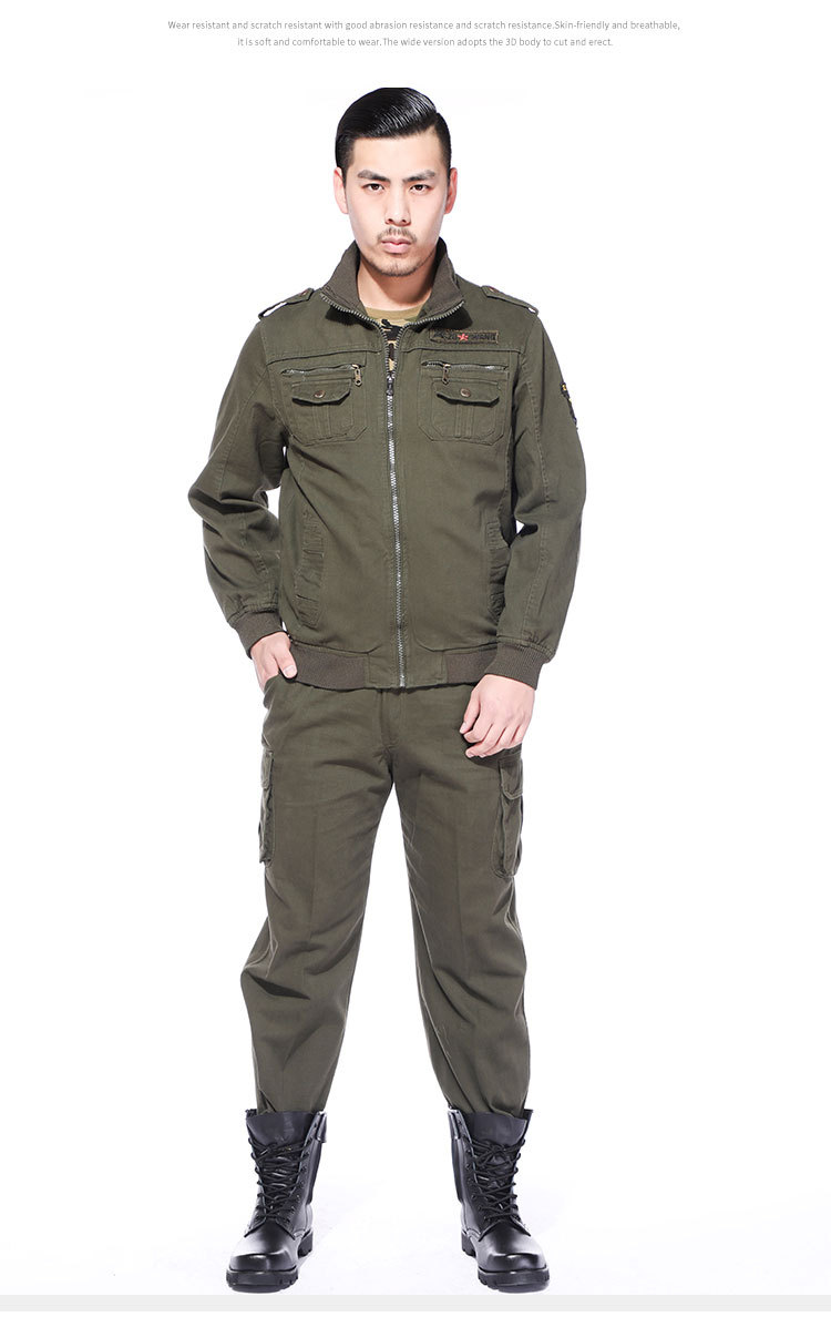 沃科菲伦劳保服套装男 军迷特种兵野战作训服 工厂工作服批发