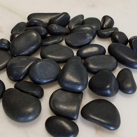 黑色抛光石图片