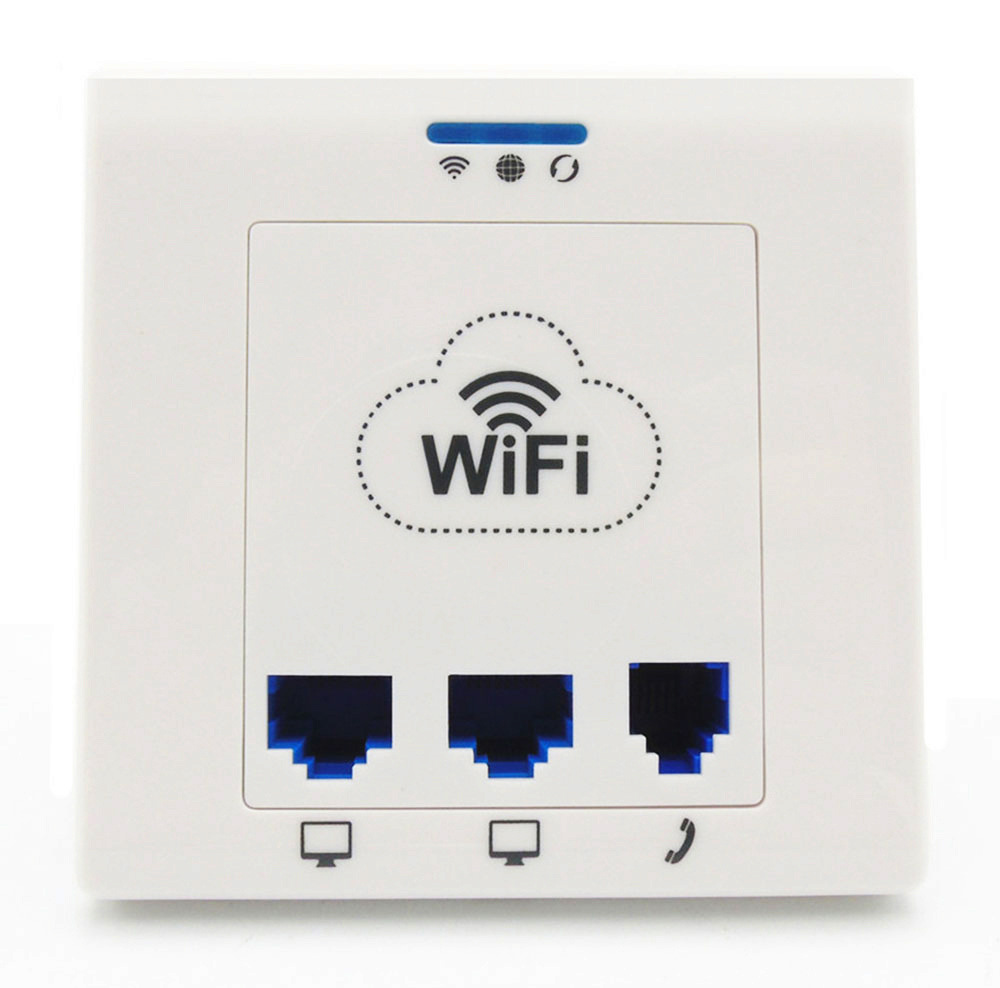 欧腾达qca9531酒店宾馆客房嵌入墙式面板ap墙壁式路由器无线ap