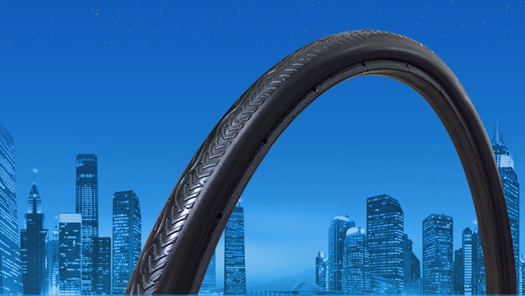 24寸死飞车轮胎实心胎24x13/8公路车胎免充气外胎真空自行车x1 3