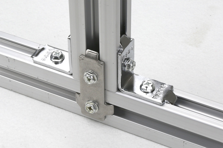 铝合金走线架t型连接件 铝型材吊杆加固件(不锈钢-3.5mm)