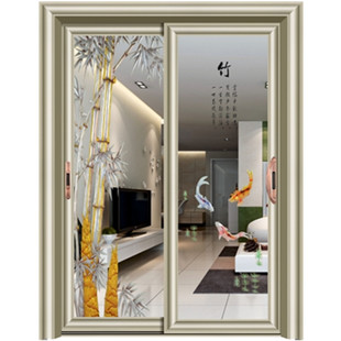 格菲尼门窗厂订做推拉门防爆玻璃趟门隔音中空玻璃移门双轨趟门