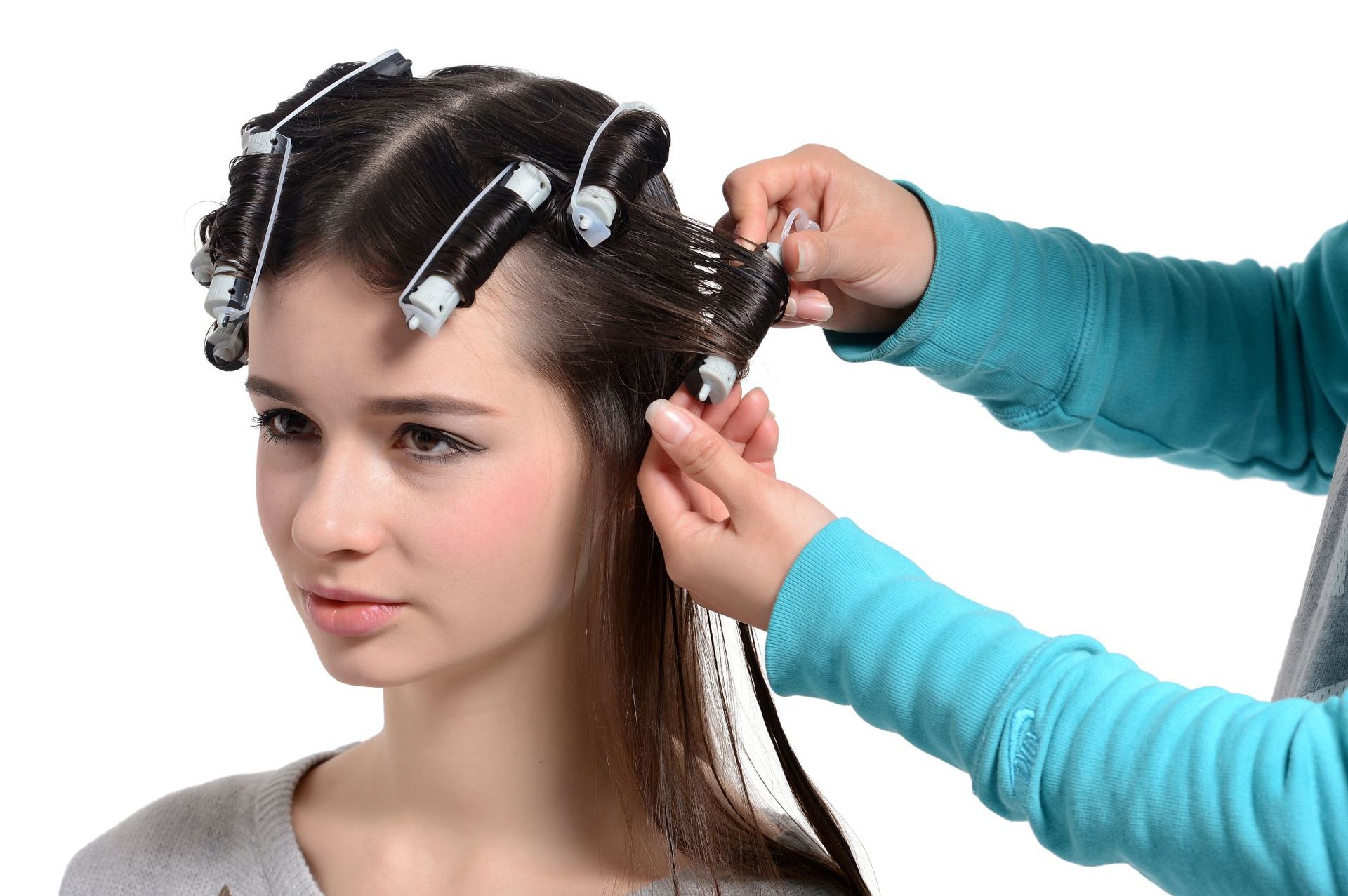 双色杠烫发杠 卷发杠子 冷烫杠子 发卷7种型号 标准美发杠批发