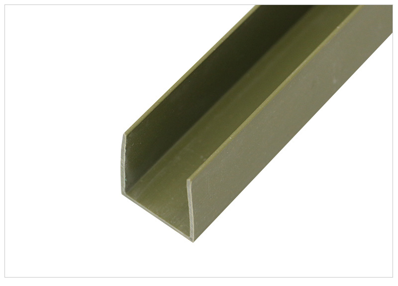 批发塑料异型挤出型材 耐腐蚀pvc硬质玻璃u型槽 各种规格可定制