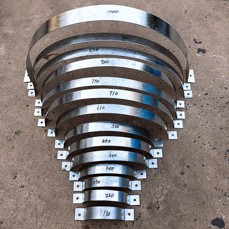 程浩厂家直肖现货u型抱箍直径160一件起批标志牌抱箍管卡单抱箍