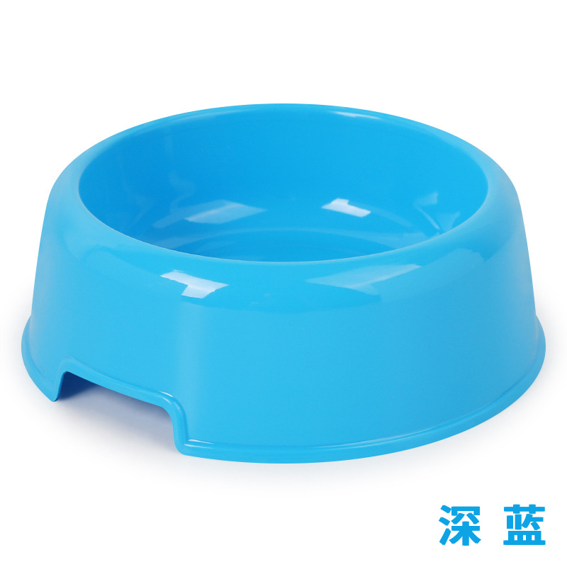 Pet Food Bowl Wholesale Puppy Kittens Candy Color Dog Feeder Plastic Dog Basin Dog Bowl Pet Dog Single Bowl Cat Bowl