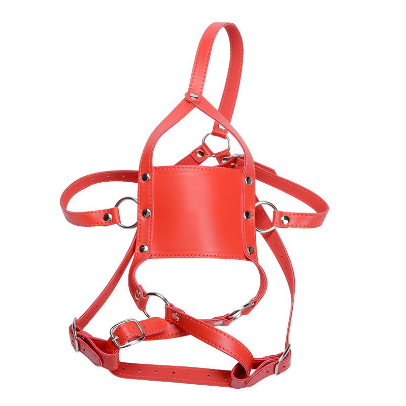 情趣黑色马具型口罩口塞 成人用品货源 跨境电商平台