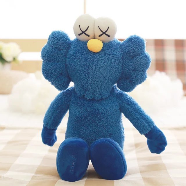 kaws新作bbf公仔 创意动漫周边bff毛绒玩具 儿童女生娃娃