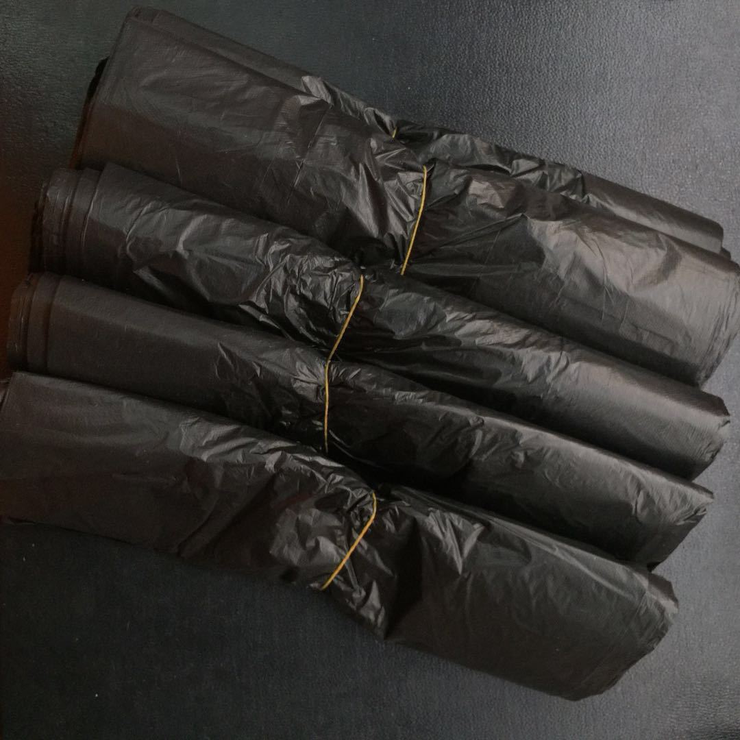 厂家批发30*47黑色小号垃圾袋办公室厨房ktv专用塑料垃圾袋胶袋厂