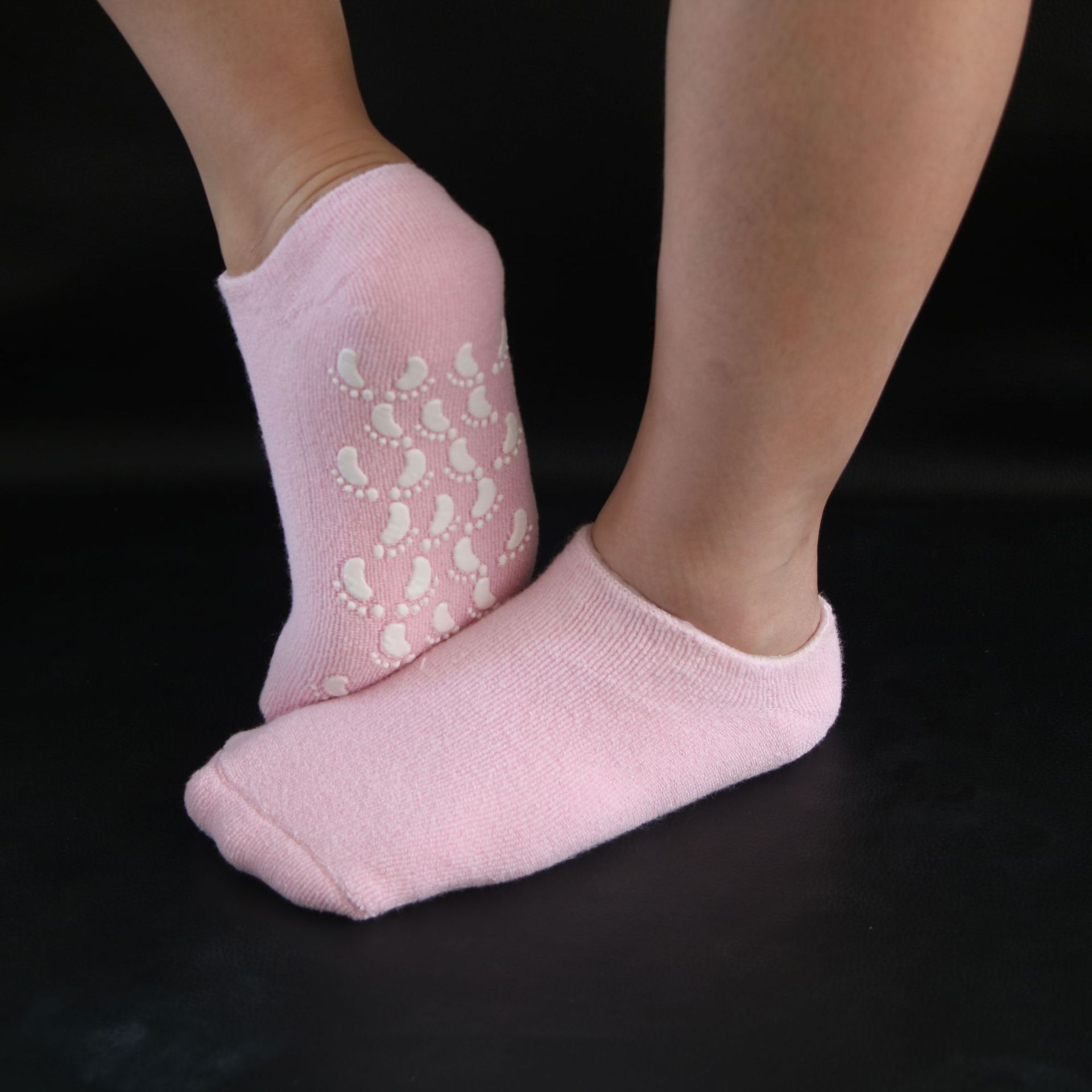 精油凝胶美容护袜套脚套 足跟全脚型硅胶保湿嫩白防裂袜spa