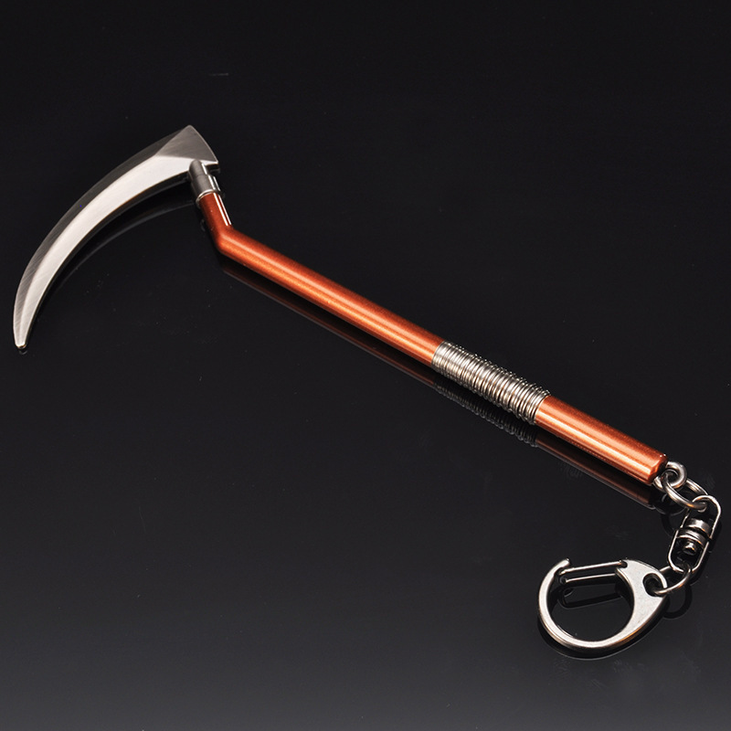 堡垒之夜fortnite周边 鹤嘴锄镐头兵器钥匙扣 合金武器