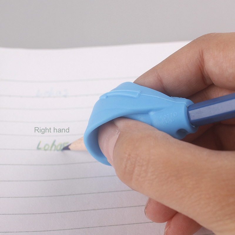 文教握笔器矫正握笔姿势笔套儿童硅胶笔套工厂新品纯硅胶笔套