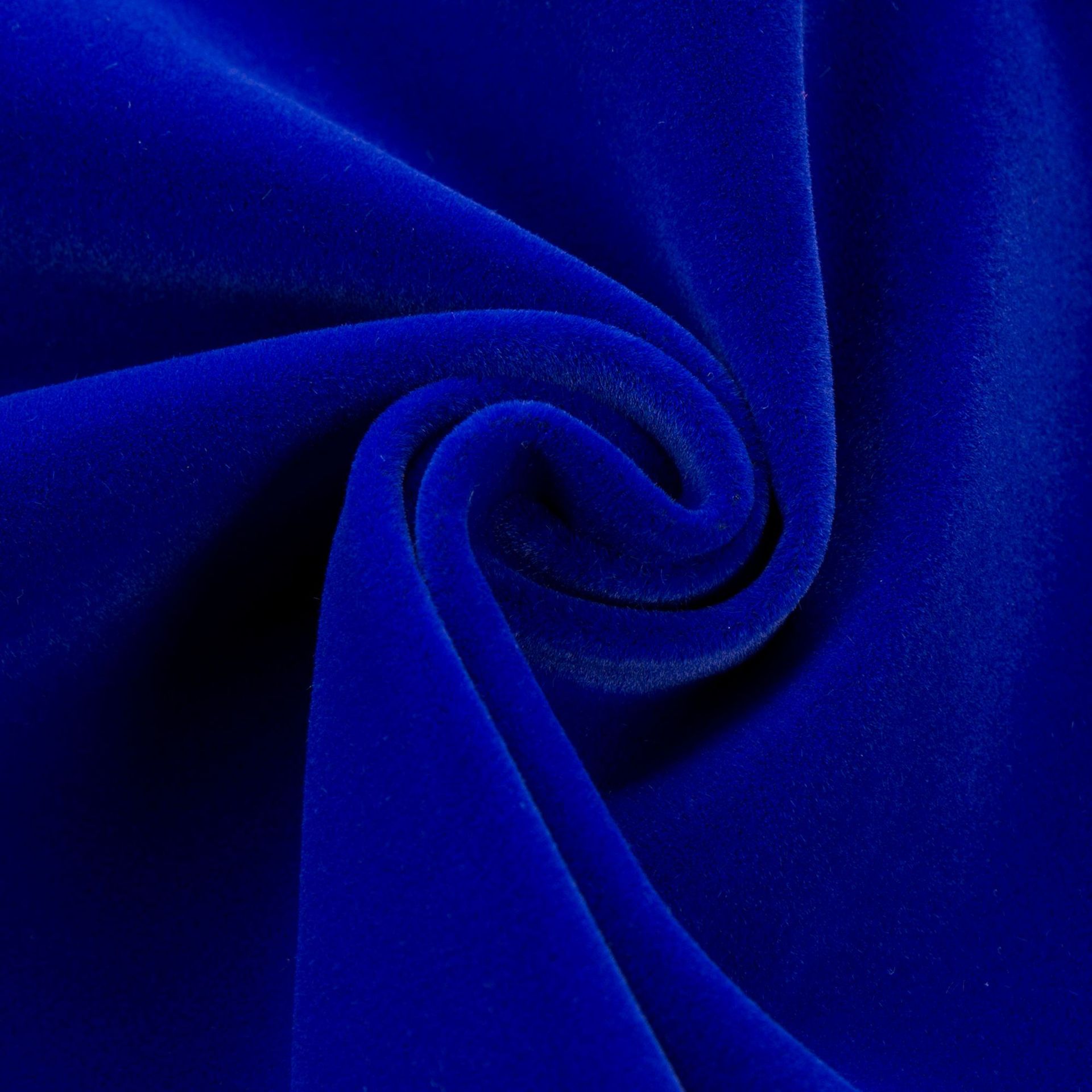 高档宝蓝色长毛绒柜台展示柜绒布 手工摄影背景布 不反光植绒面料